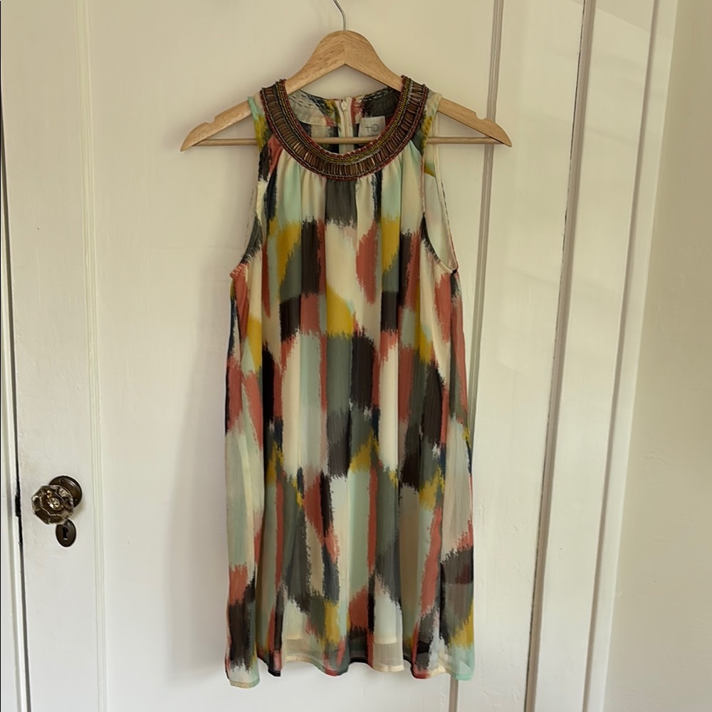 Multicolor Sleeveless Dress